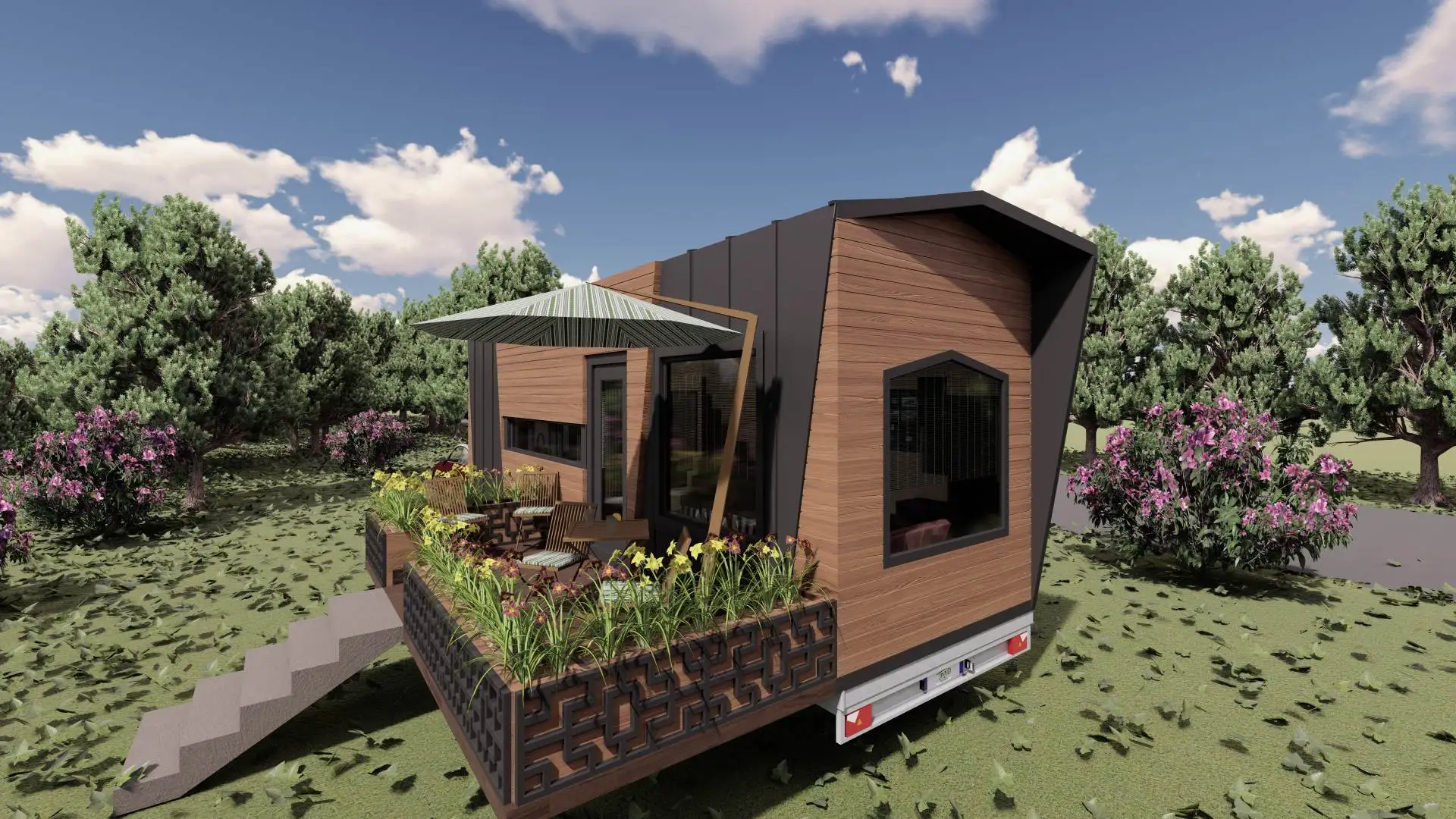 Tiny House 9 Mt Tall Clean Water And Waste Water Infrastructure System ...