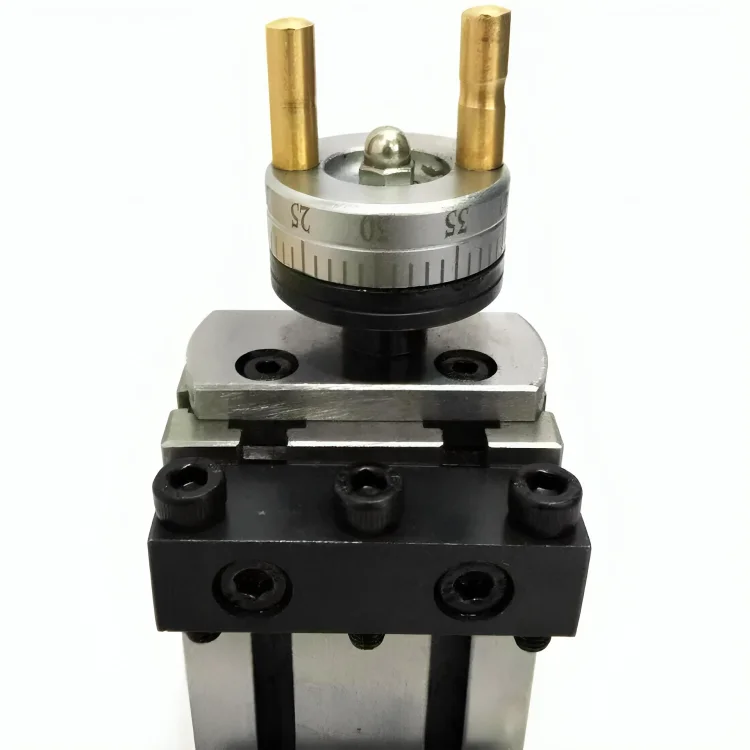 ACTOOLS Mini Lathe Vertical Slide 90mm X 50mm - Two Handle Milling Attachment For Bench Lathes - Free Shipping