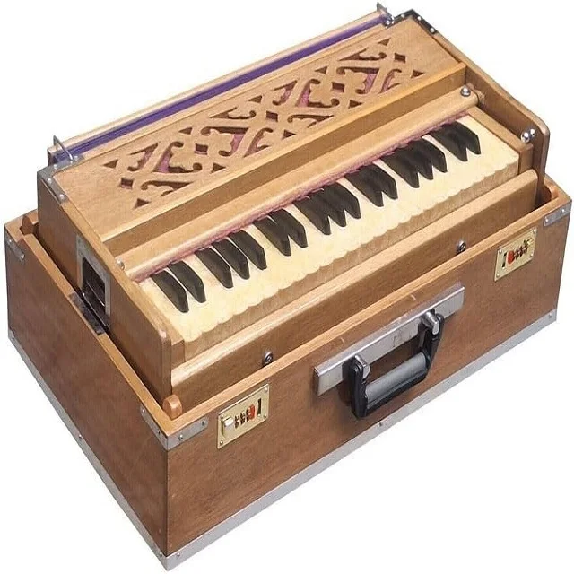 Folding Harmonium 3.5 Octaves 9 Stops 7 Fold Bellow 42 Keys 440 Hz
