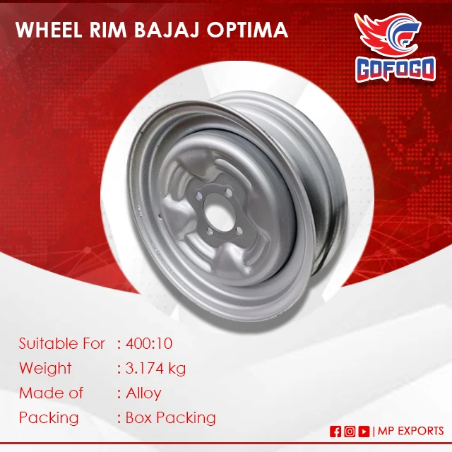 Fast Selling Tuk Tuk Wheel Rim For Three Wheeler Bajaj Optima Buy