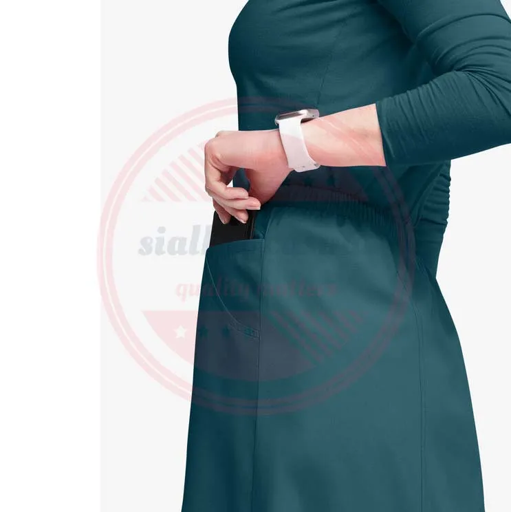 Hospital Uniforms Nurse Uniform Scrubs\premium Quality Polyester Women