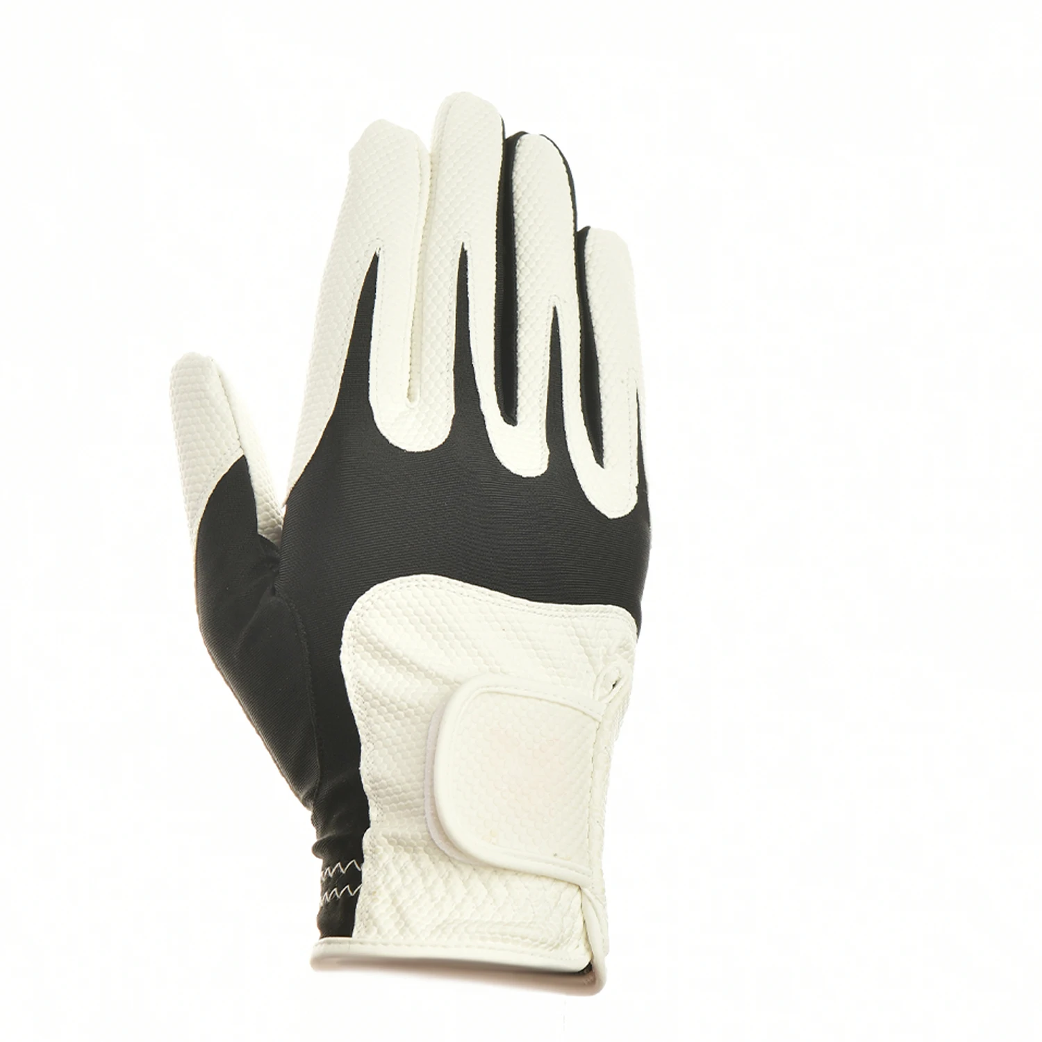 Custom Branded Logo White Leather Indonesia Cabretta Leather Sport Golf