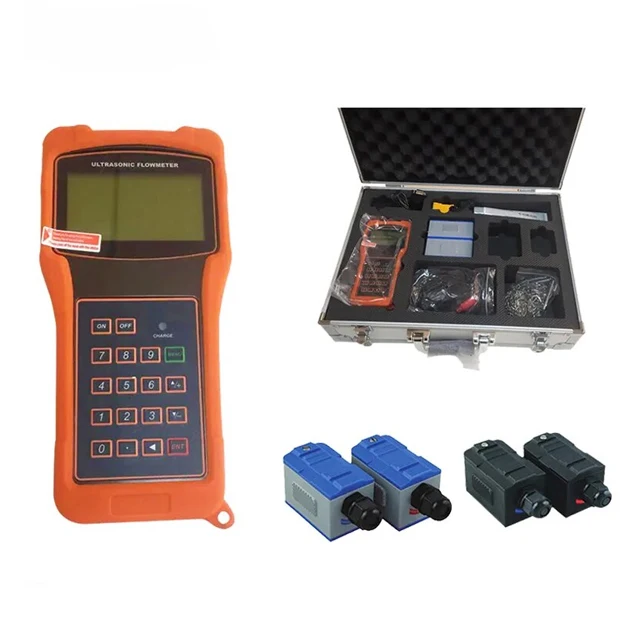 TUF2000H Handheld Ultrasonic Flow Meter with 50-700mm Transducer