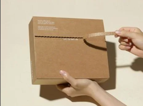 easy tear strip kraft mailer box custom printed eco friendly wholesale China