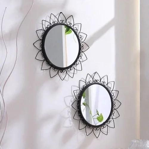 Round Wrought Iron Metal Wall Mounted Wall Mounted Oval Coastal