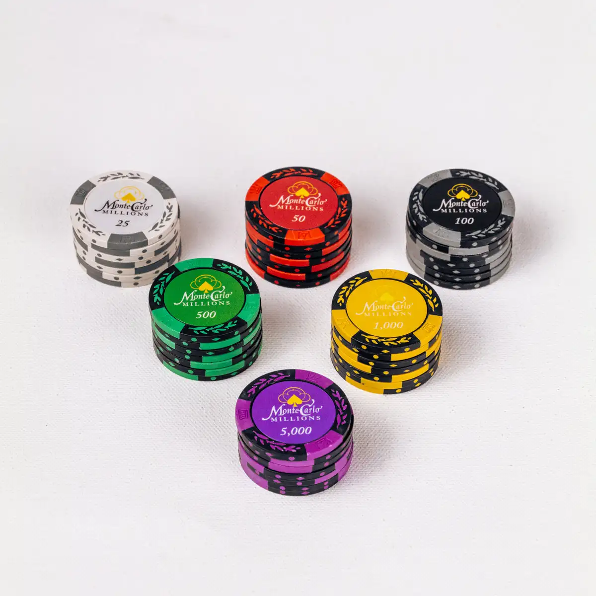 Monte Carlo Poker Chips,Full Customisable,Clay Material,Bulk Orders ...