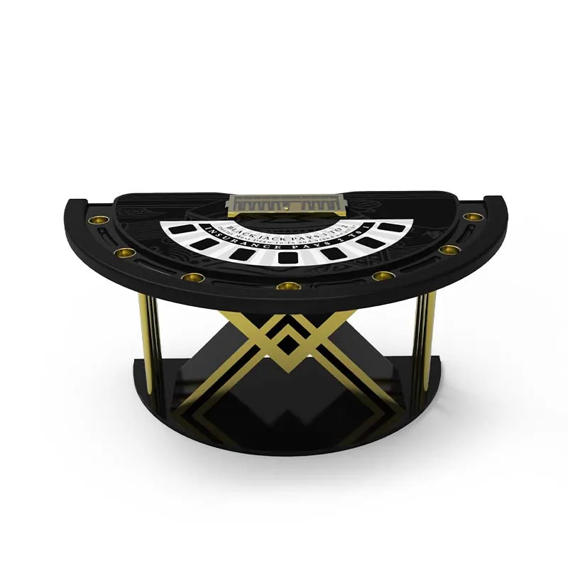 Fully Customisable Luxury Blackjack Table With Cup Holders Casino