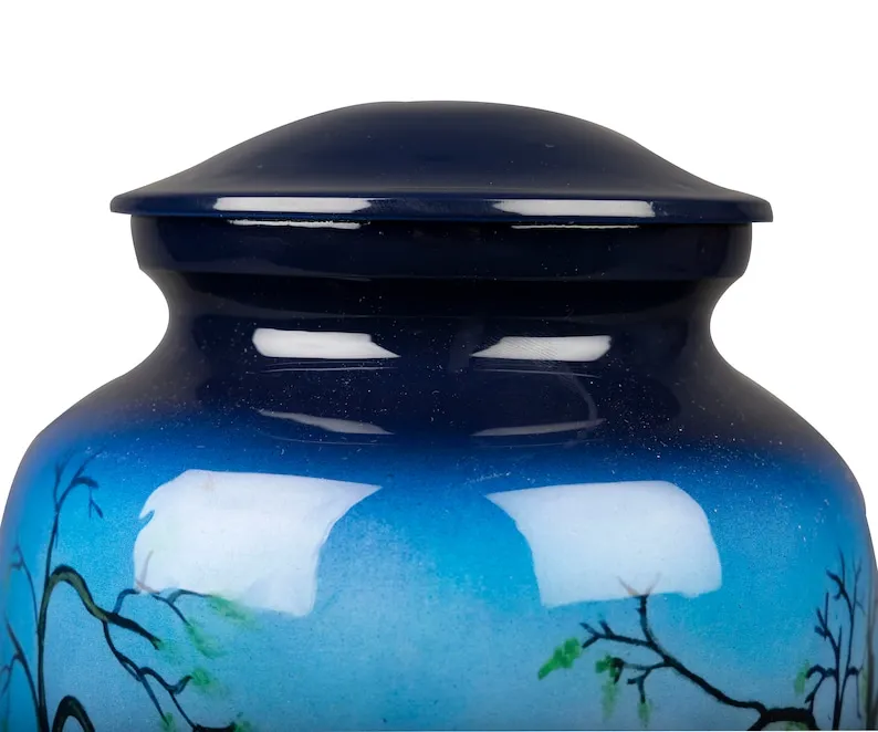 Handmade Cremation Urn For Human Ashes Large Personalized Funeral ...