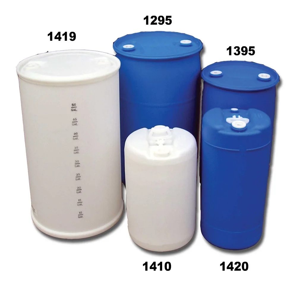 Wholesale Price Plastic Barrel 200l Hdpe Open Top Blue Plastic Drum\55