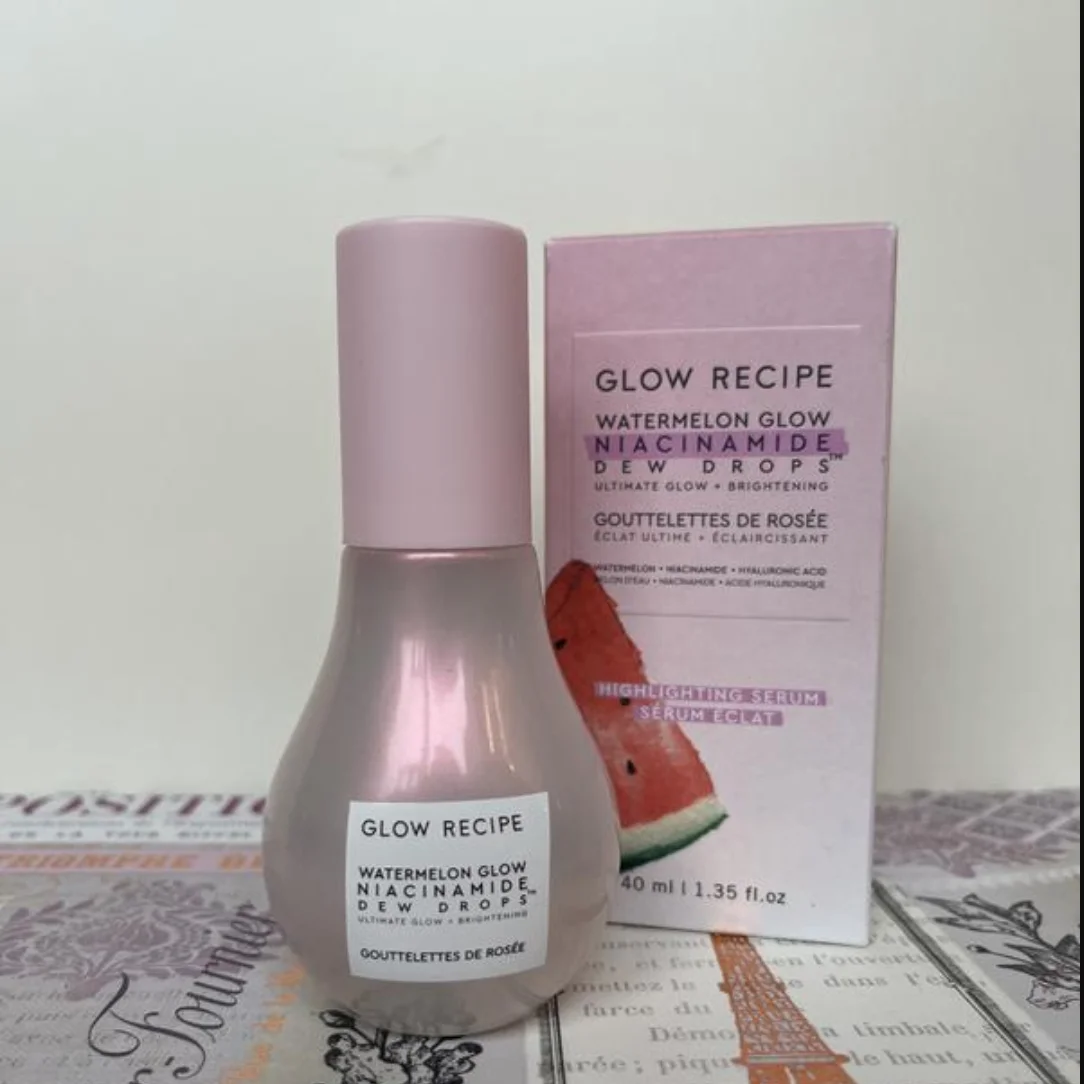 Multiuse Highlighting Serum Vitamin B3 Hyaluronic Acid Glow Recipe Watermelon Niacinamide Dew
