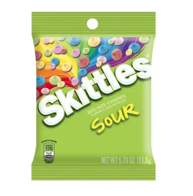 Sour Skittles Bite Size Chewy Candy (pack Of 12) 2x Skittles Fruits ...