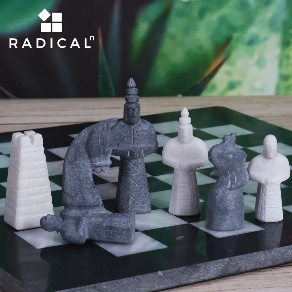 Unique Marble Chess Set Royal Chess Set Eco Friendly Customized Chess