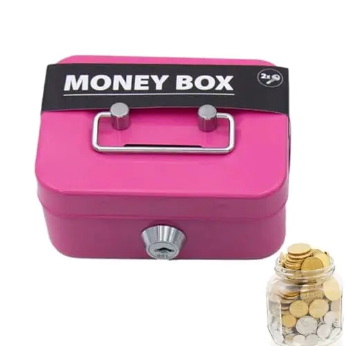 Small Cash Box With Key Lock