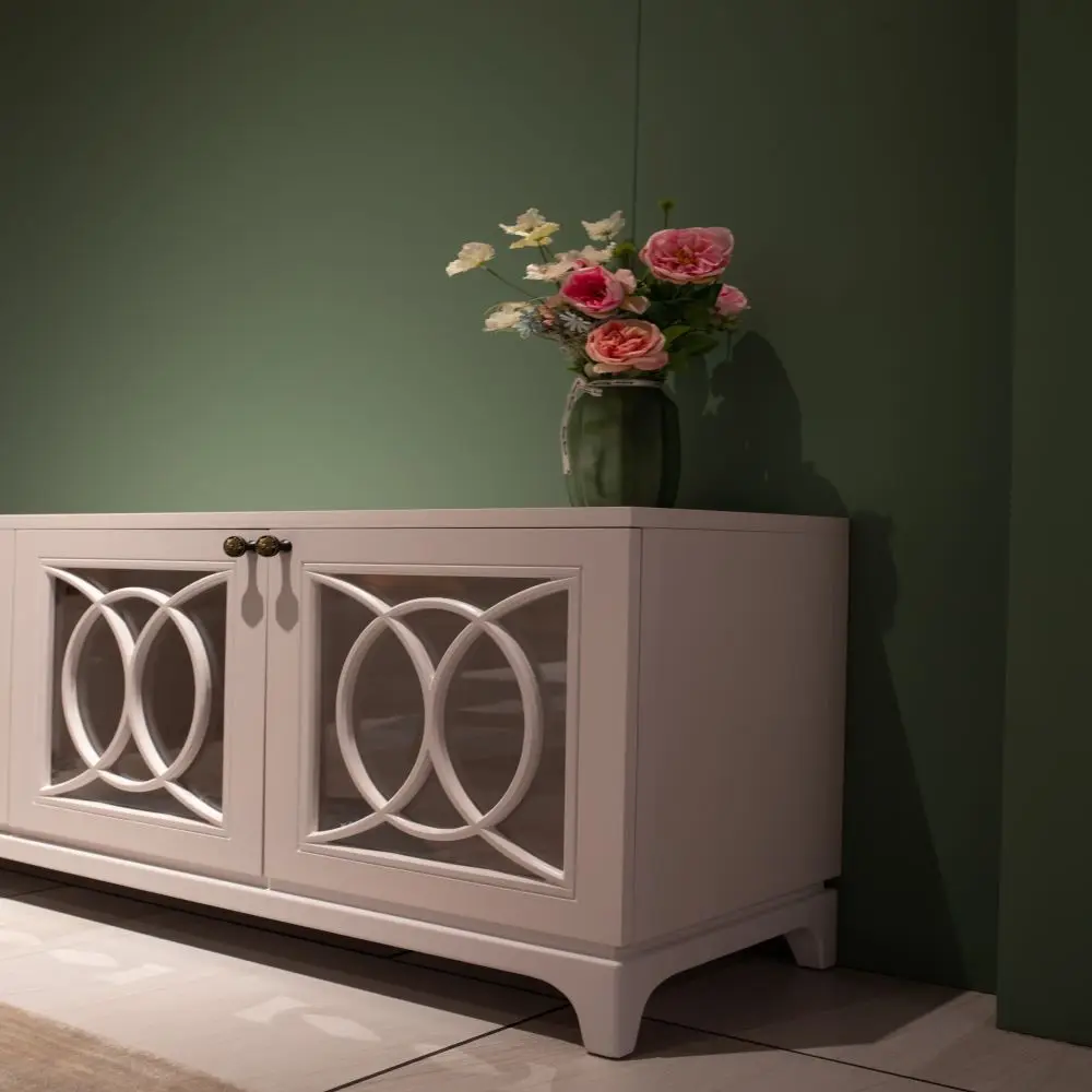 Modern Tivi Stand Professional Team Luxury Furniture Customized