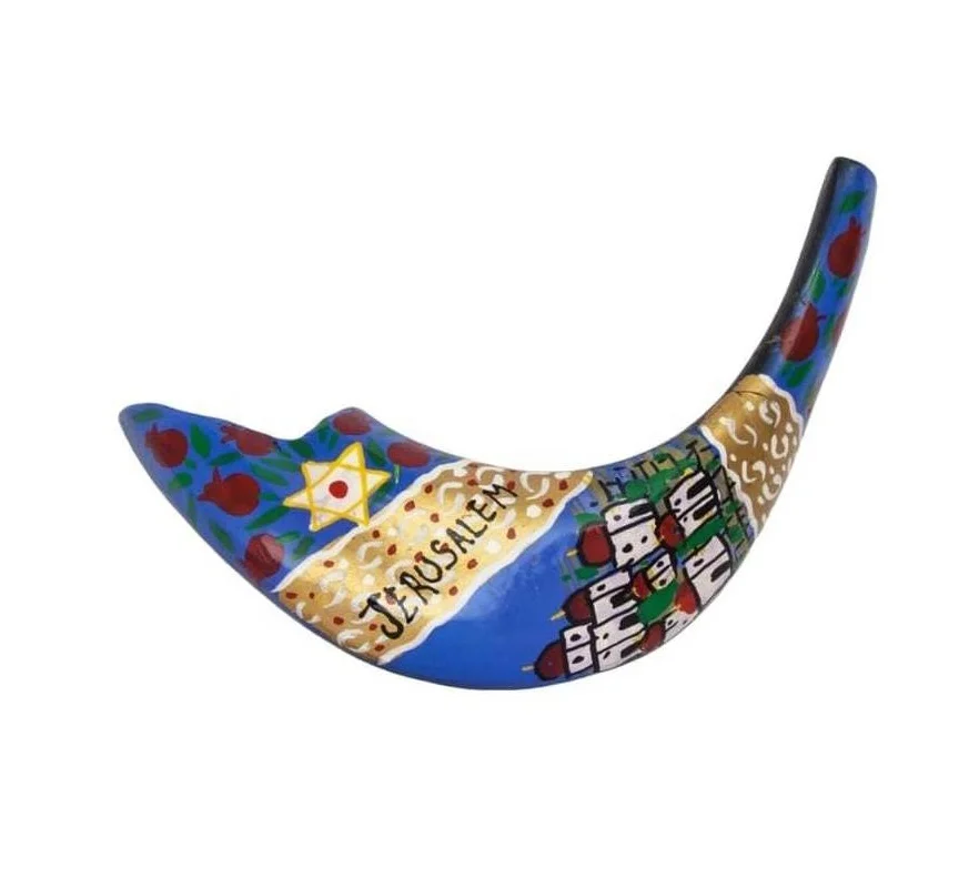 Highquality Wholesale Shofar Genuine Hand Painting Any Design Natural
