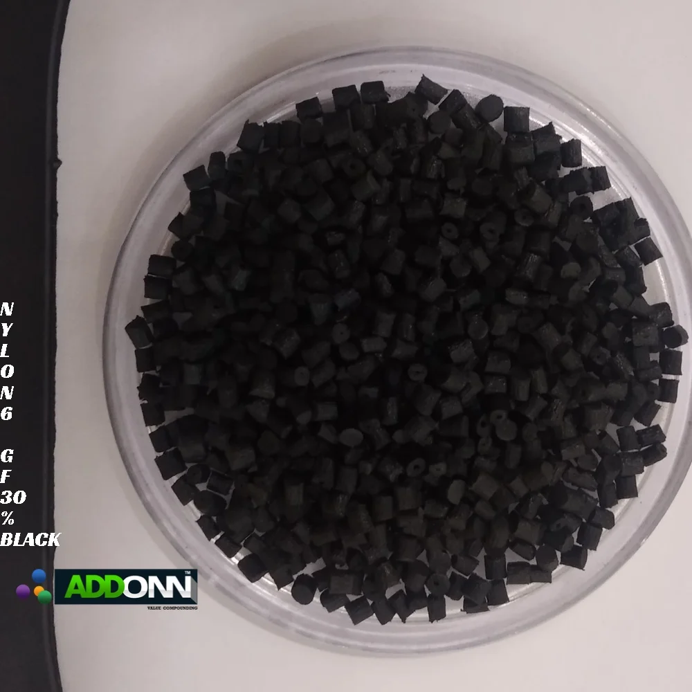 High Tensile Strength Polyamide 6 Gf30% Black Compound Pa6 ...