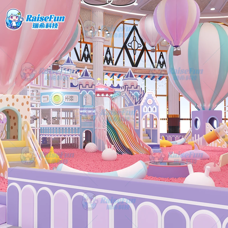 product raisefun whole sale factory price solf playground indoor playground equipment for kids for sale-3