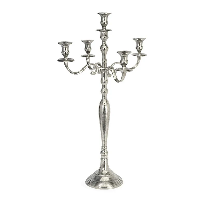 New Design 5 Arms Decorative Candelabra Candle Holders Pillar Candle ...