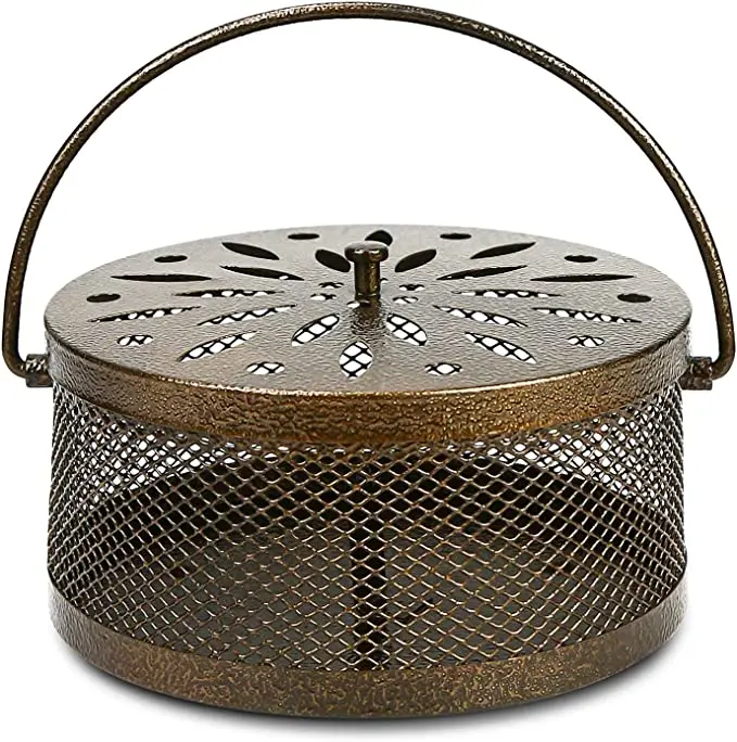 Mosquito Coil Holder Incense Coil Burner Indoor Outdoor Camping Use ...