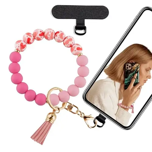 Lostars Silicone Beaded Phone Wrist Strap