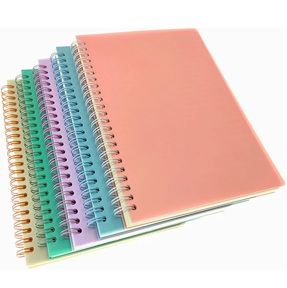 Top Quality 100 Gsm Ruled Spiral Note Pads A5 Spiral Lined Notebook For ...