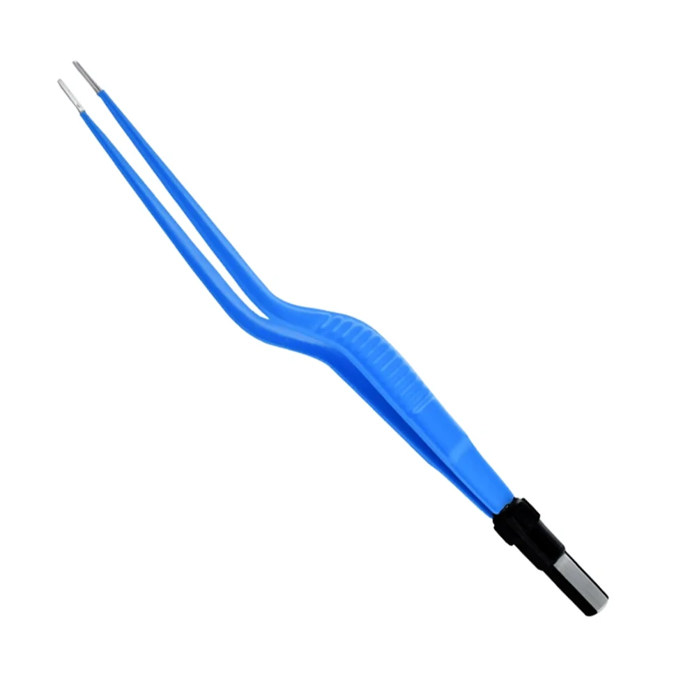 Single Use Bipolar Forceps European Flat Plug Fitting Insulated