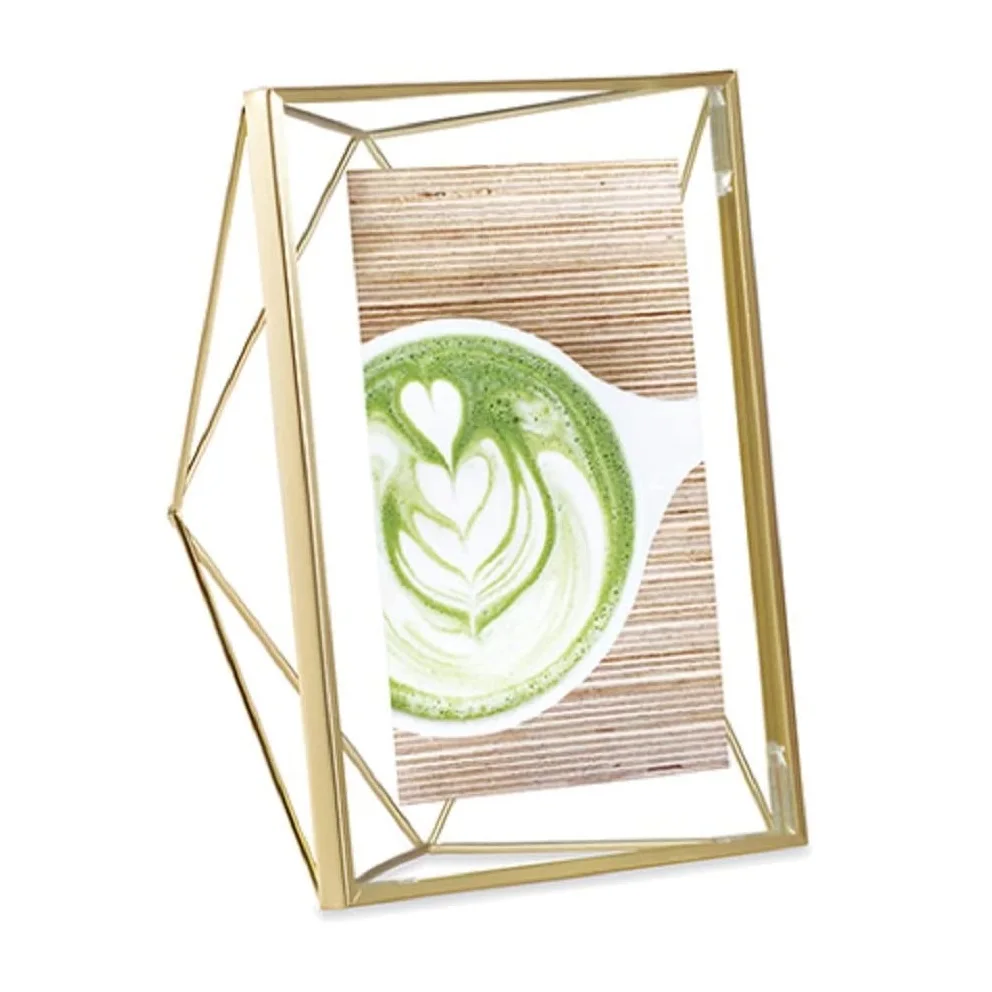 Iron Wire Gold Photo Frame Gold Powder Coated Handmade Designer Photo