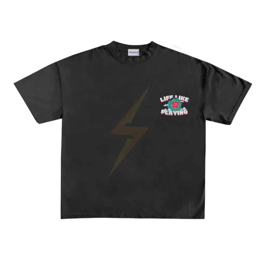 High Quality 100 Heavyweight Oversized Tshirts Oem Custom Dropped