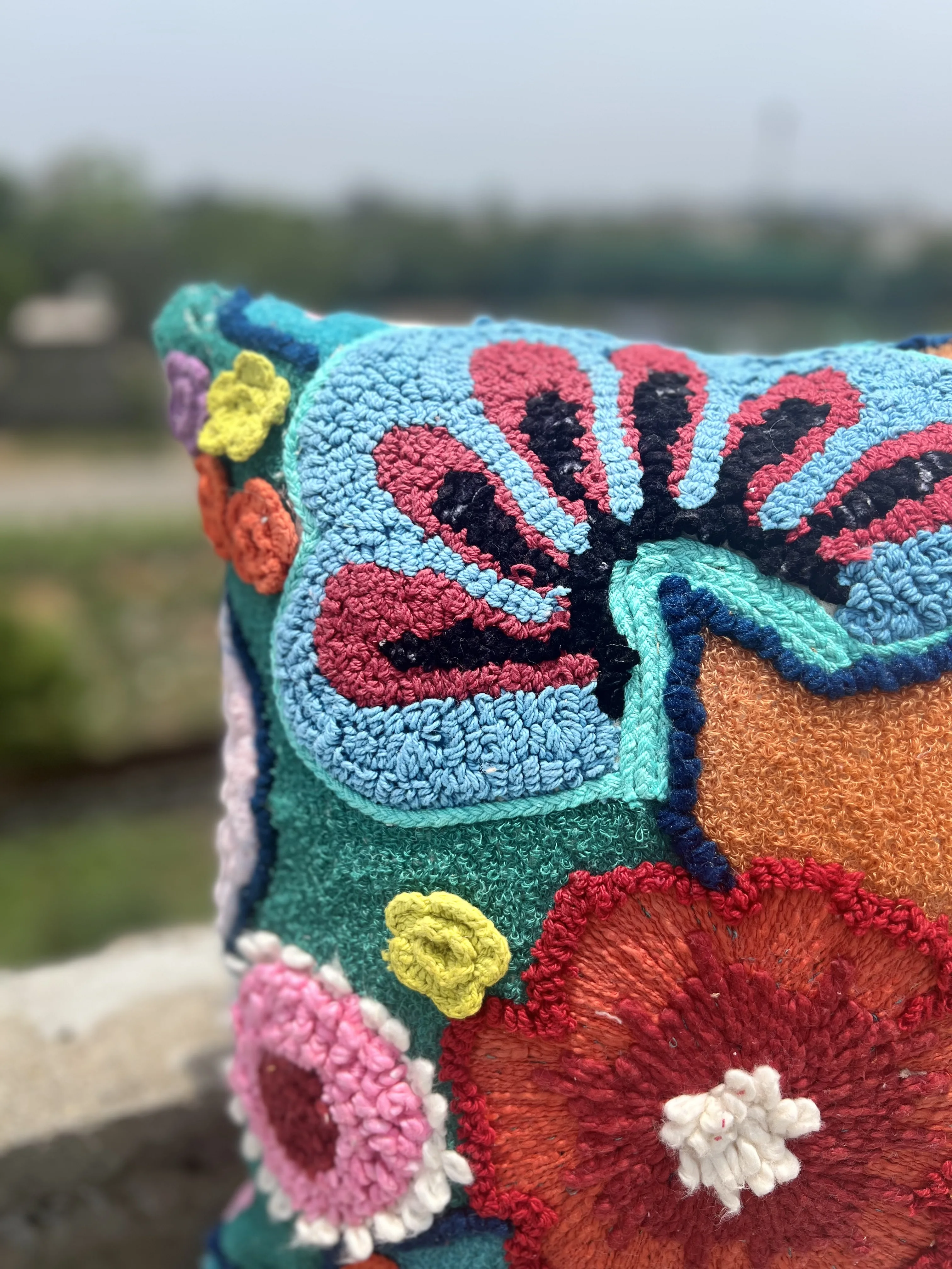 Eco Friendly Sustainable Luxury Bohemian 20x20 Customise Colour Size