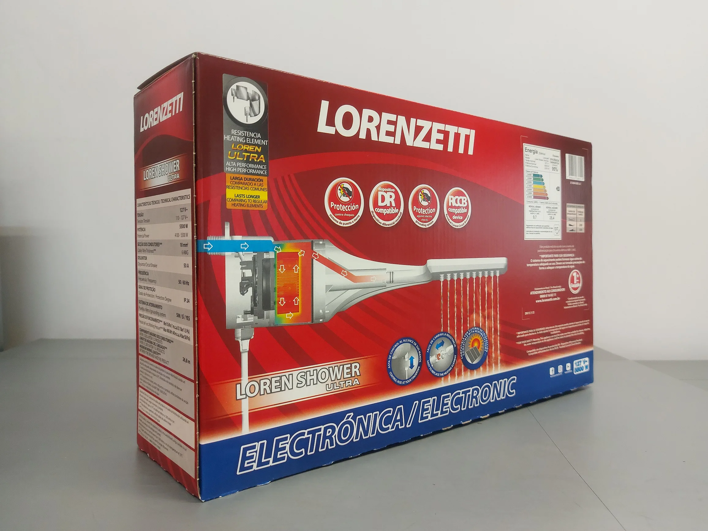 Loren Shower Ultra Electric Shower Heater New Product