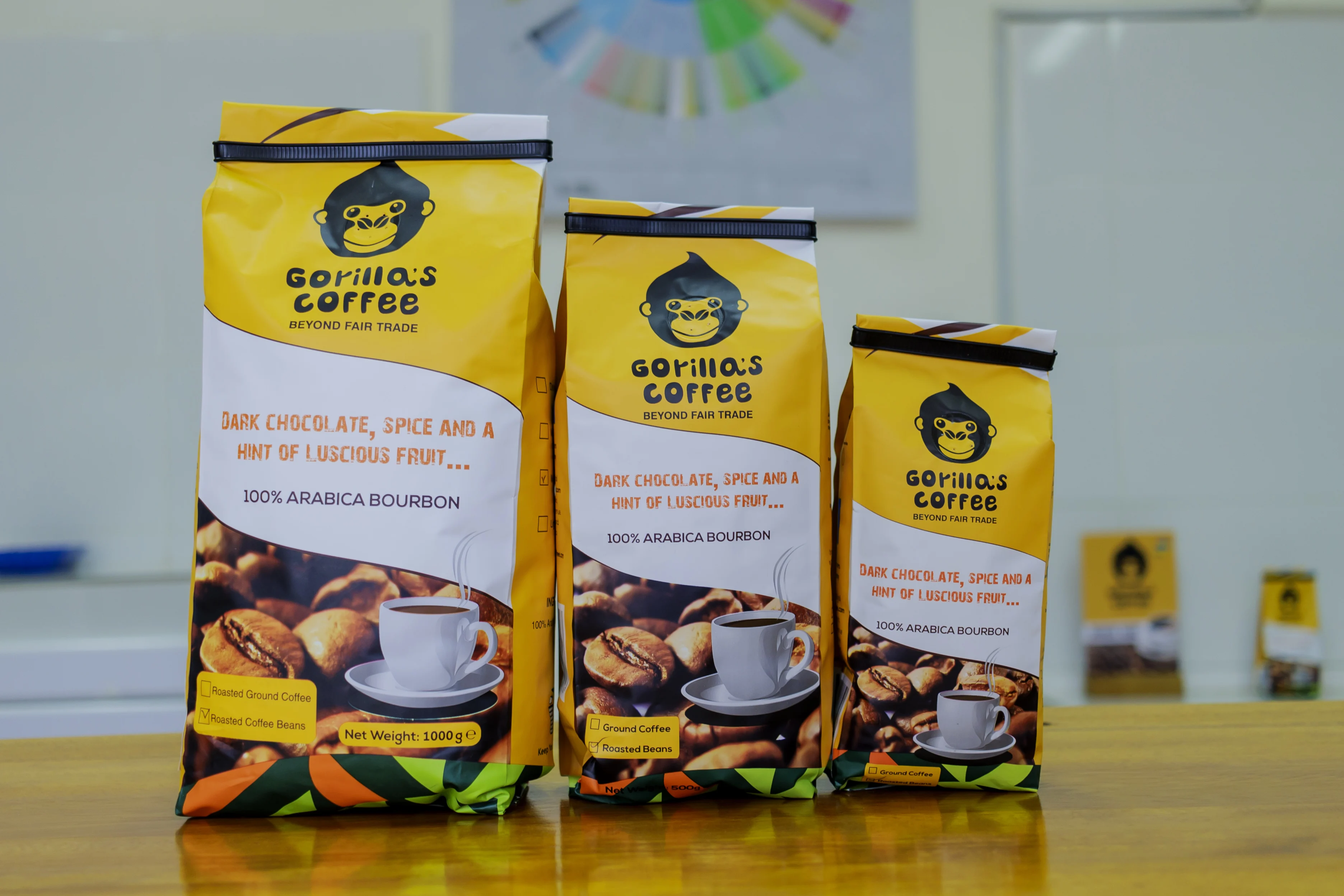 Best Grade Good Quality Gorilla 250g Arabica Cheapest Medium Roasted