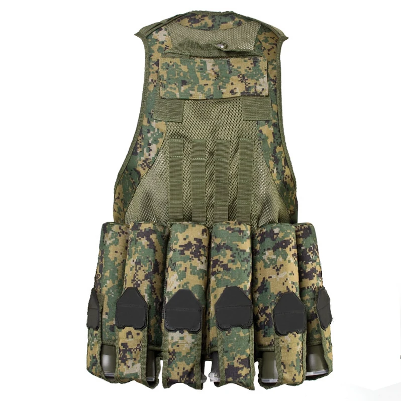 Lightweight Training Customization Harness Paintball Vest With Elastic