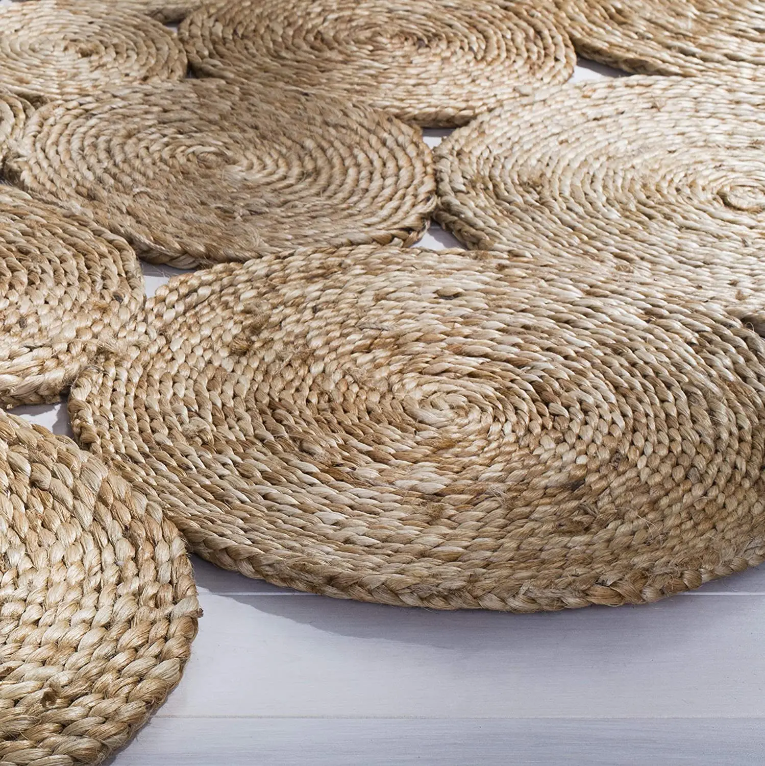 Bangladeshi Natural Fiber Round Collection 3' Round Natural Fiber