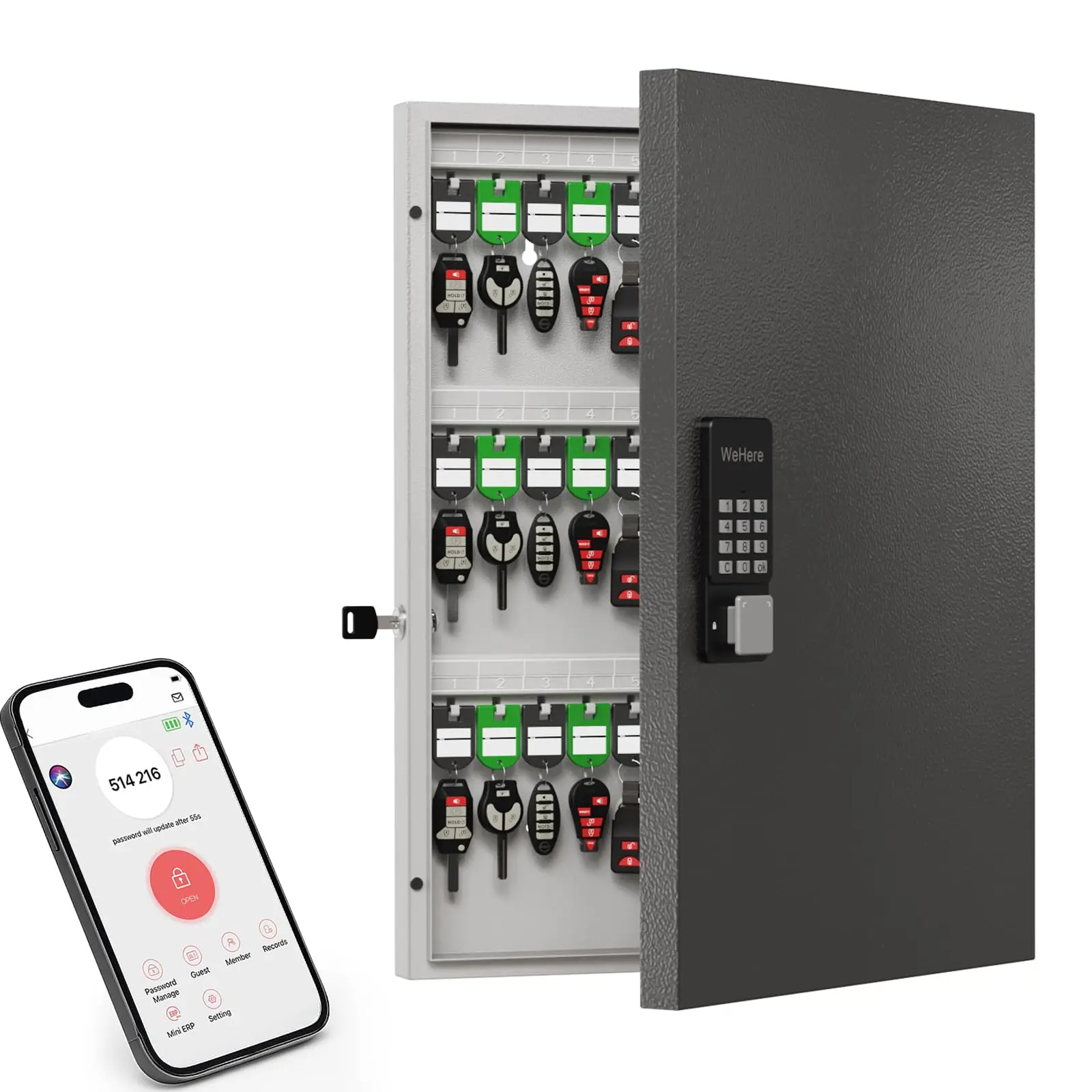 DiDiHere 72 Key Lock Box
