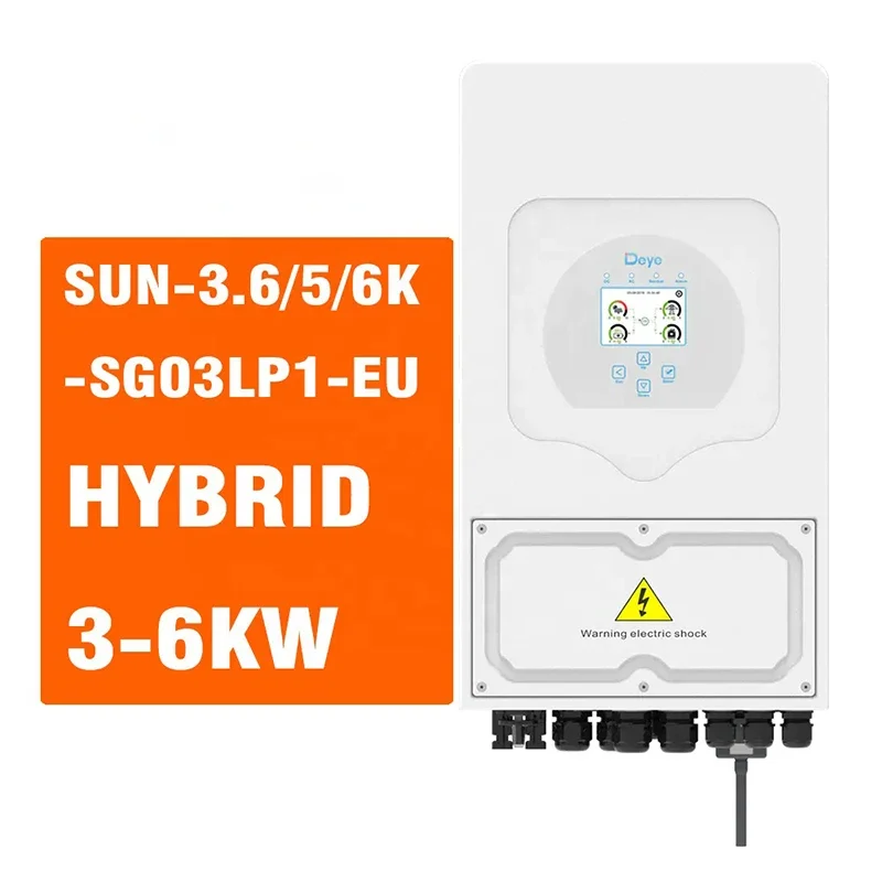 Deye Solar Storage Hybrid Inverter Sun-6k-sg03lp1-eu 5kw 6kw Single ...