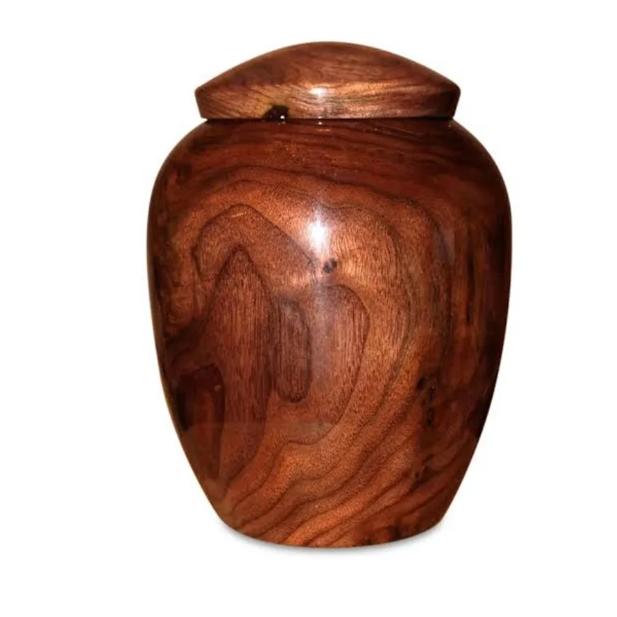 Walnut Finishing Funeral Keepsake Urns Memorial Ashes Wooden Cremation ...