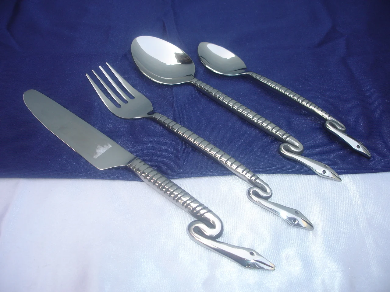 S. Steel Flatware Set With Shining Polish/nickel Plating Indian