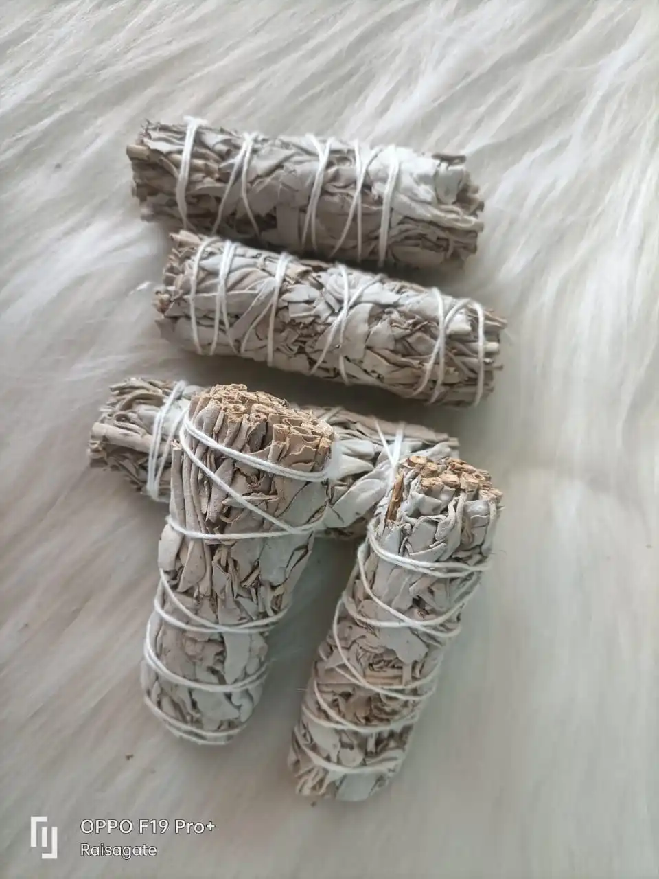 California White Sage 4 Inch Smudge Sticks For Home Cleansing And Fragrance & Meditation