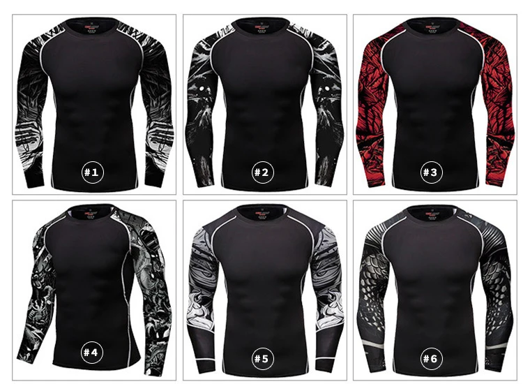 Professional Nylon Fabric Men's Rashguard Swimming Tops Rash Guard,Rash
