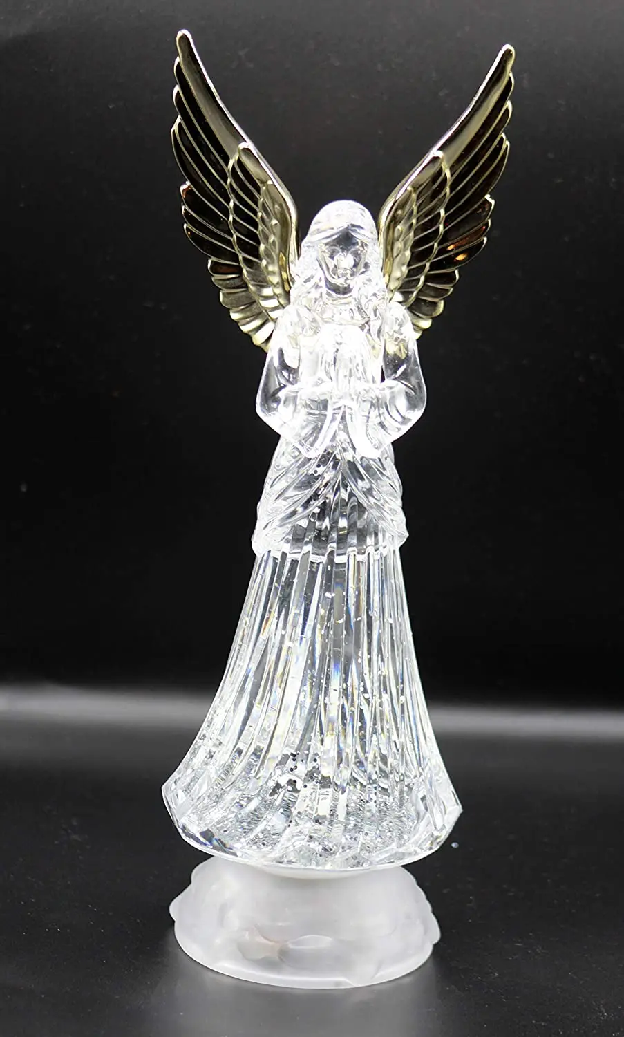 Glass Angel Figuring Crystal Glass Angel Glass Figurine Little Angel ...