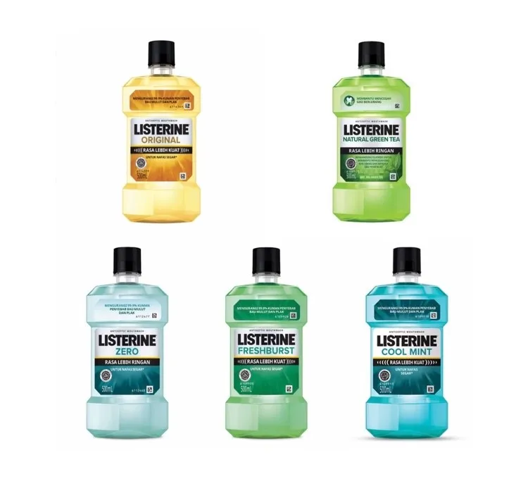 Wholesale Mouthwash Listerine Mouth Wash 500ml Bag Original Cool Mint