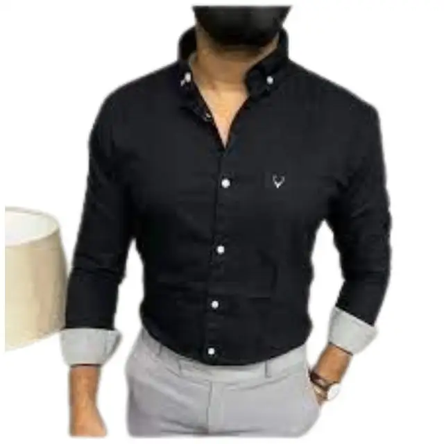 Men's Formal Attire Best High Quality Slim Fit Men's Shirt Button Up ...