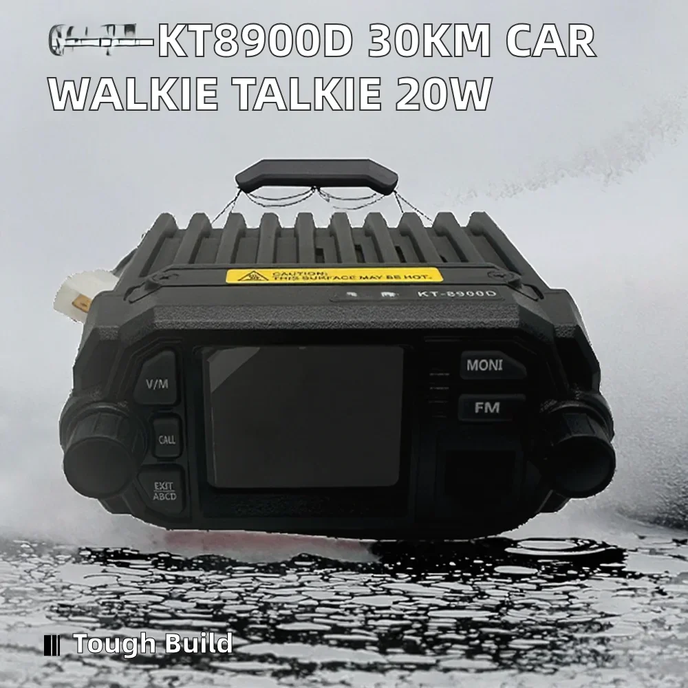 KT8900D Mini Car Digital Intercom 30km High/Low Frequency Dual Segment ...