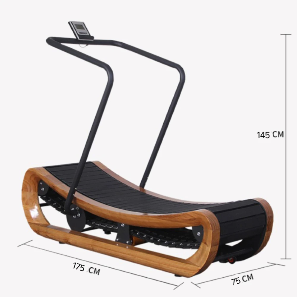 Gym Commercial Air Running Wooden Curved Unpowered Treadmill Buy Gym