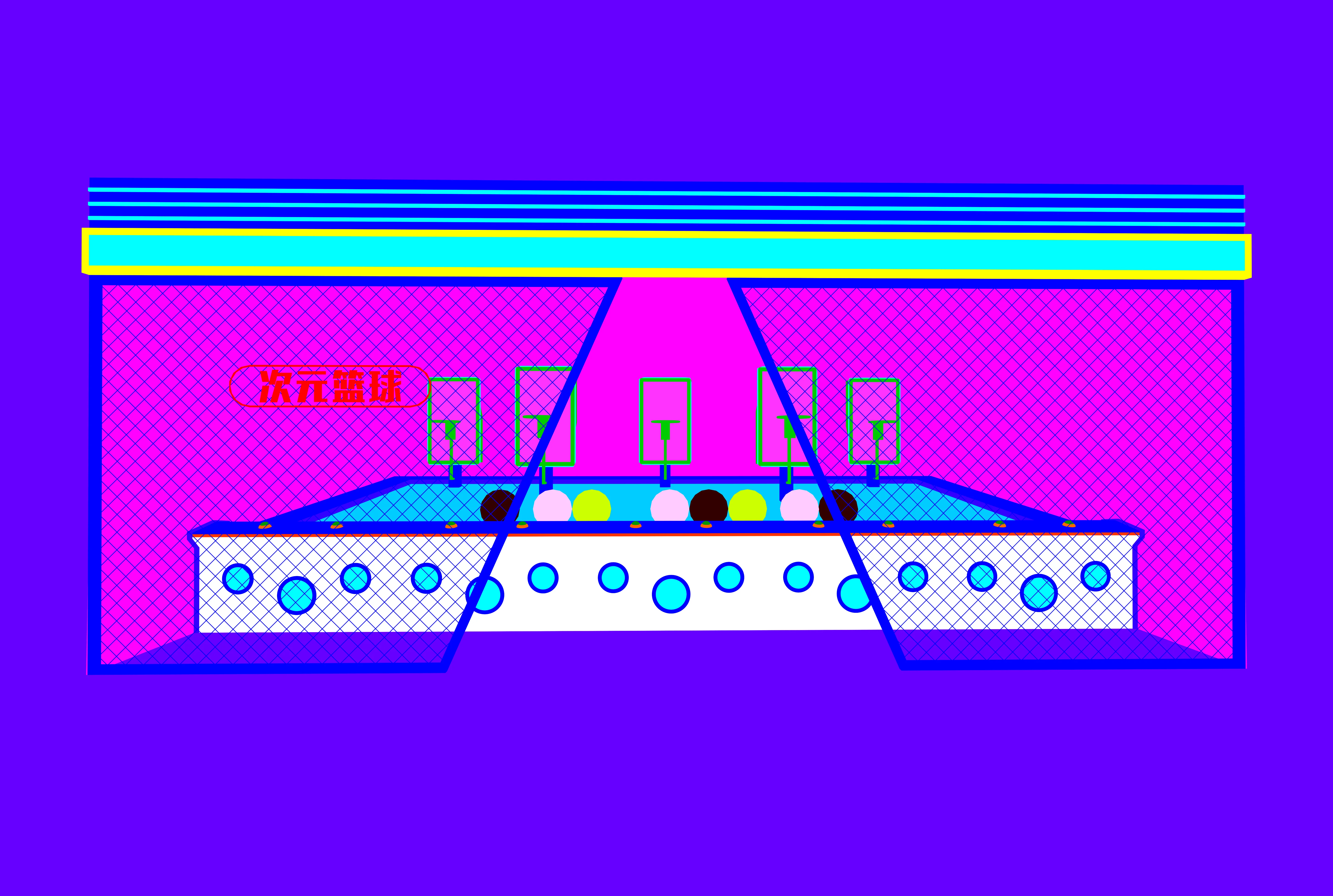 Interactive Metal Five-Player Basketball Court Equipment Sport Game Shooting Machine factory