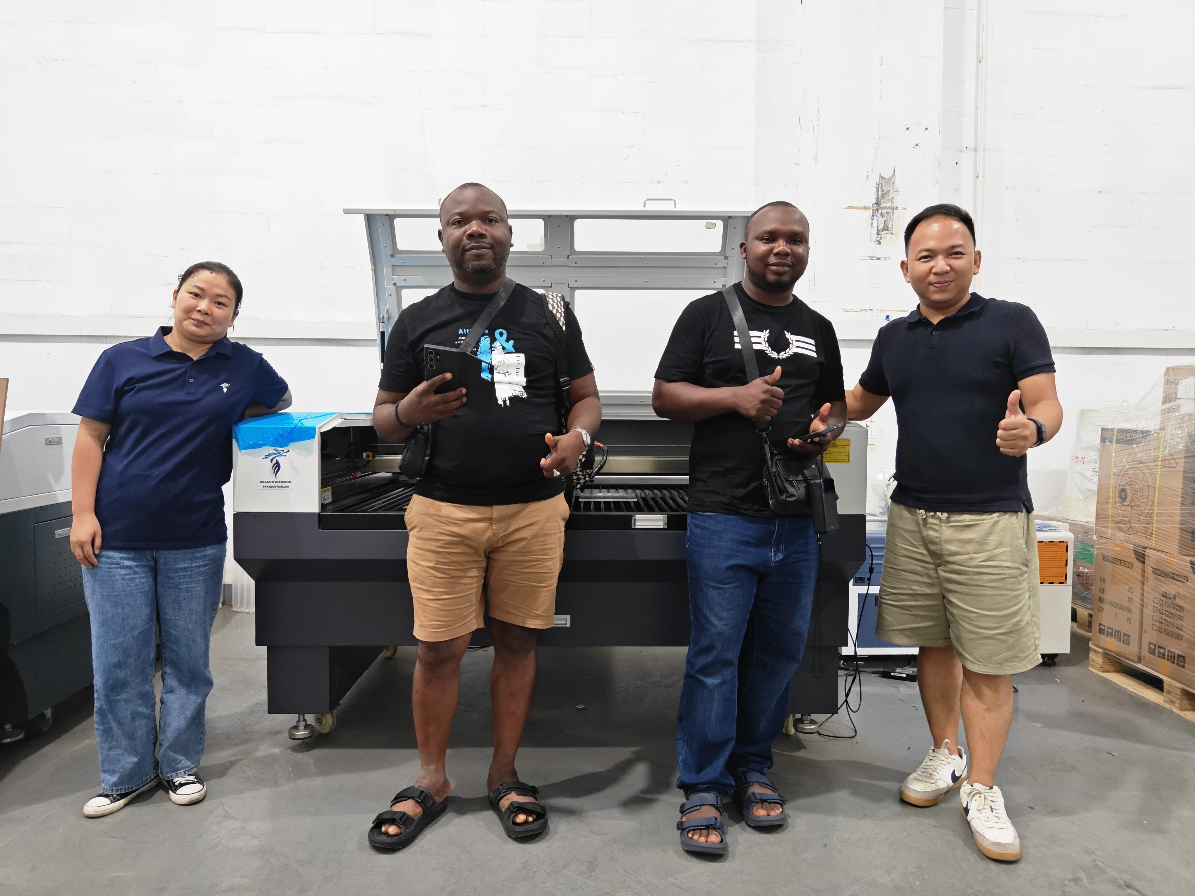 Uganda Customer with Dragon Diamond Team