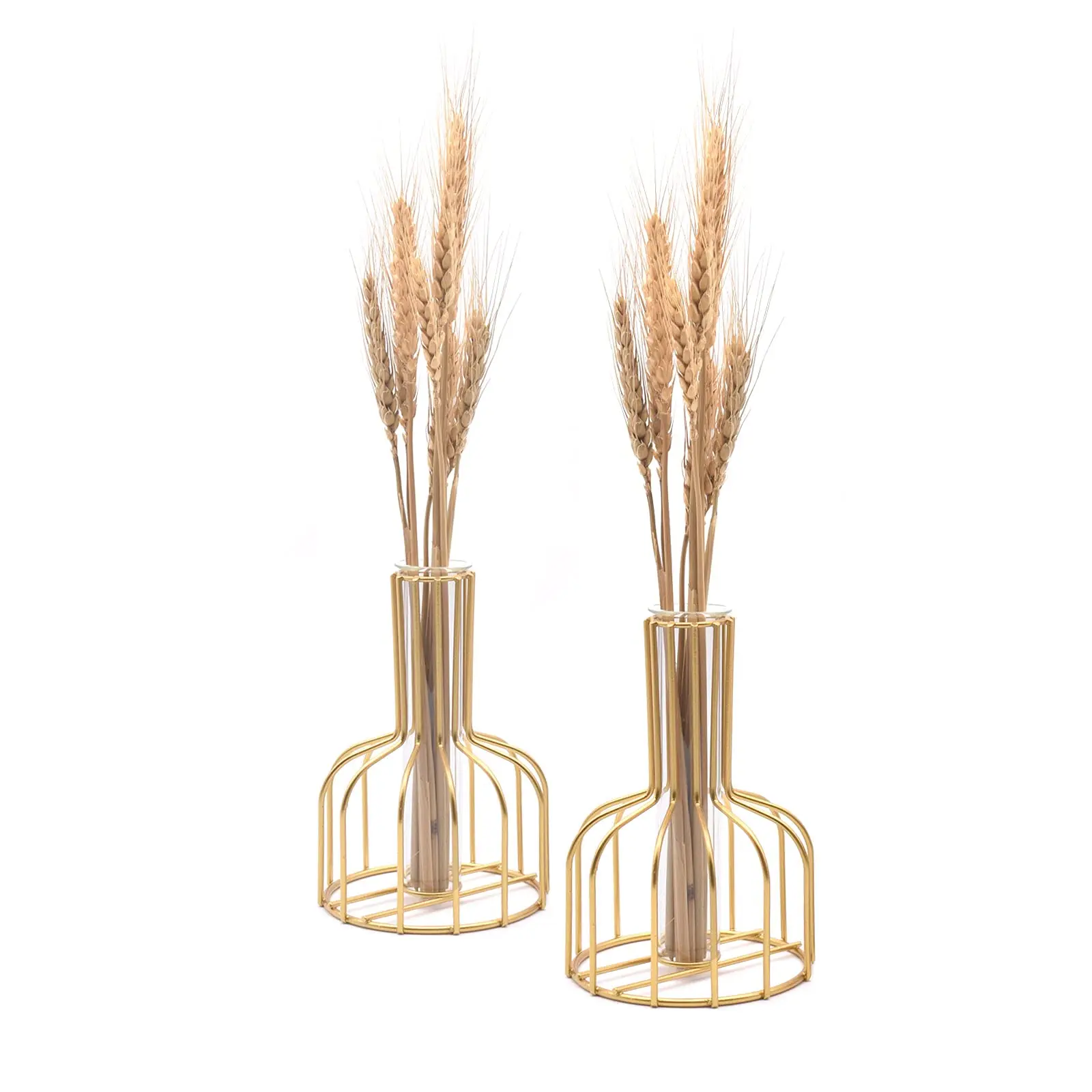Best Seller Gold Raw Aluminum Plated Hammered Flower Vases Metal Vases