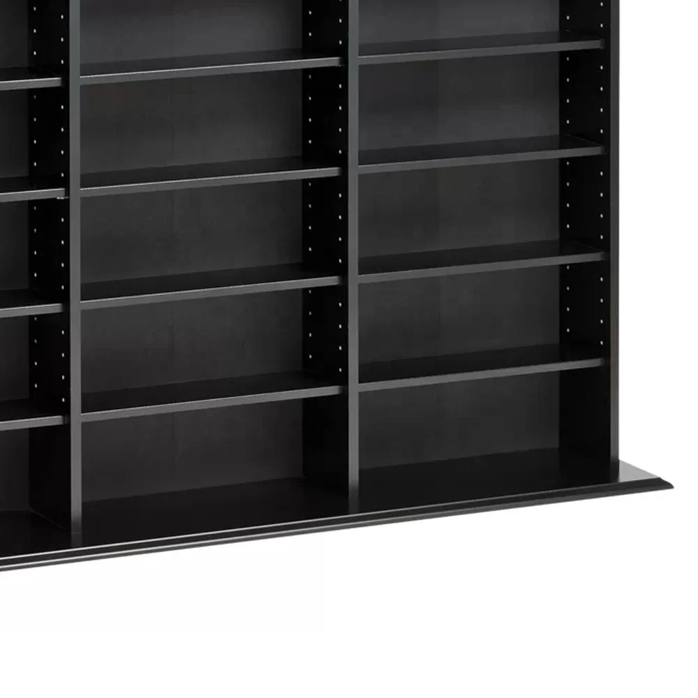 Wall Mounted Cd Dvd Rack Media Storage Solid Wood Black Finish Buy