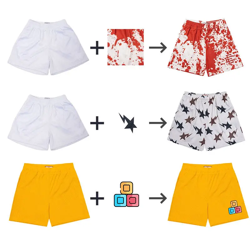 Custom High Quality Double Layer Casual Breathable Basketball Mesh Shorts for Mens with Custom Design678_voghion.com