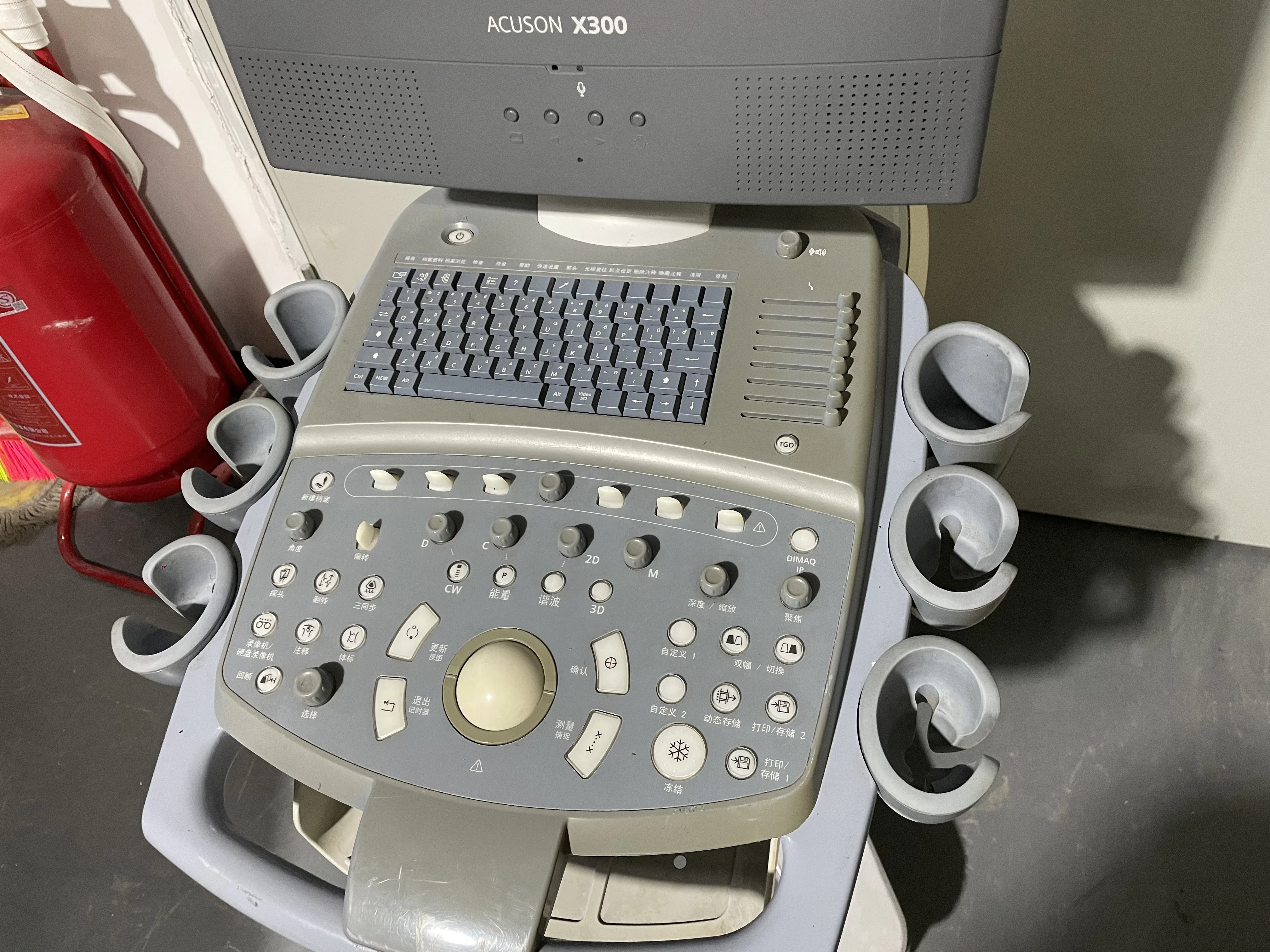 Siemens ACUSON X300 PE Detail